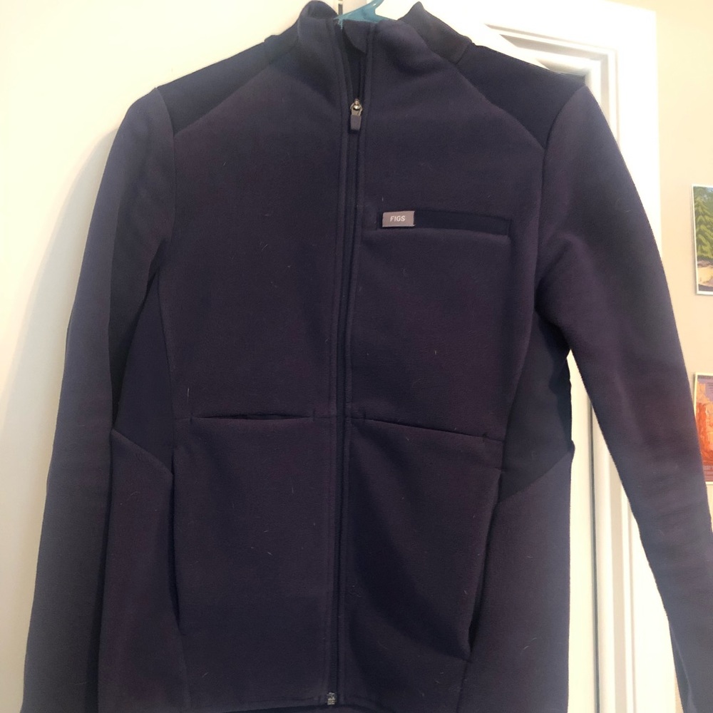 Figs On shift fleece jacket size XS
